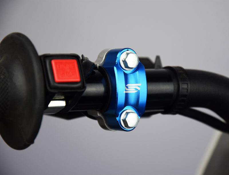 SCAR Universal Rotating Bar Clamp Blue