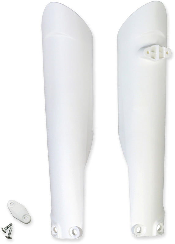 UFO Fork Guards White Husqvarna TC/FC