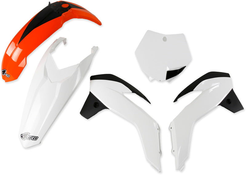 UFO Plastic Kit OEM Color (2017) Orange/White/Black KTM SX85