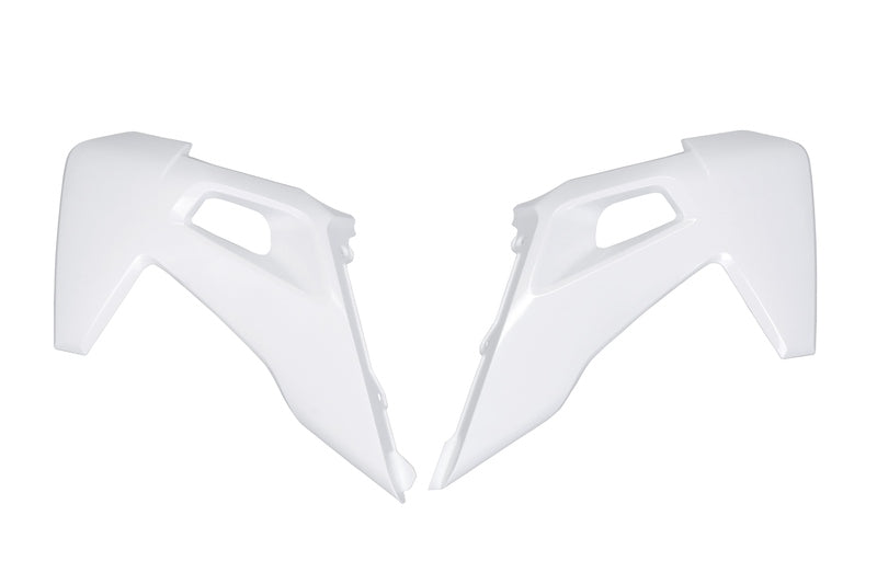 UFO Radiator Covers White Husqvarna FE/TE