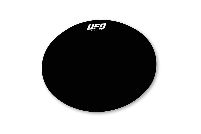 UFO Oval Adhesive Plates Black