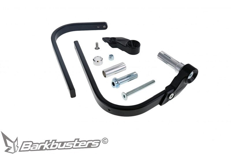 BARKBUSTERS Universal Hardware Kit Single Point Bar End Mount Hollow Black