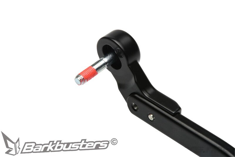 BARKBUSTERS Universal Hardware Kit Single Point Bar End Threaded Black