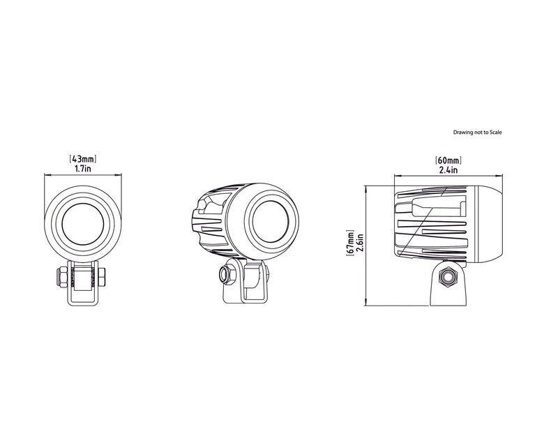 DENALI DM LED Additional Lighting 10W - By Unit