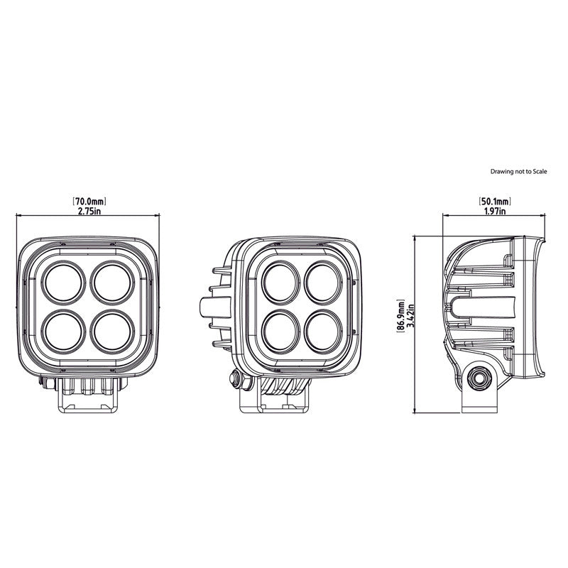 DENALI S4 LED Additional Lighting 10W - By Unit