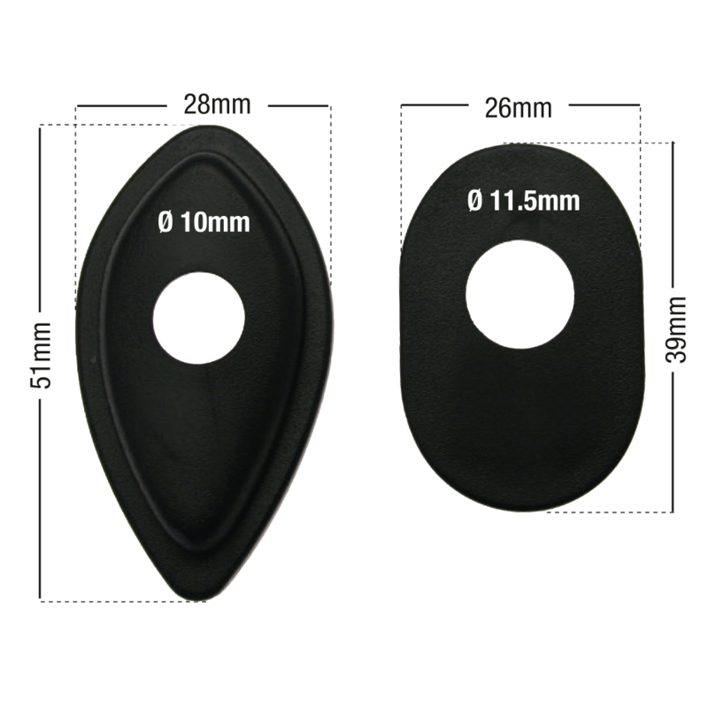 BIHR Indicators Blanking Plates Honda