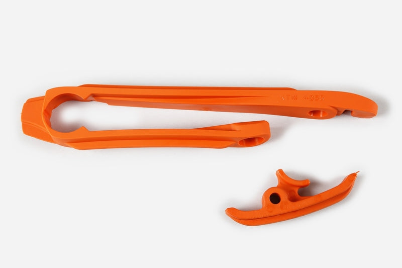 UFO Chain Slider + Lower Chain Sliding Piece Kit Orange KTM