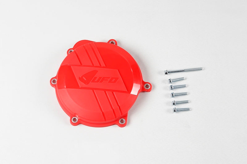 UFO Red Clutch Cover Protection Honda CRF250R