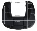 ART Touring Rear ATV Cargo Box Black 125L