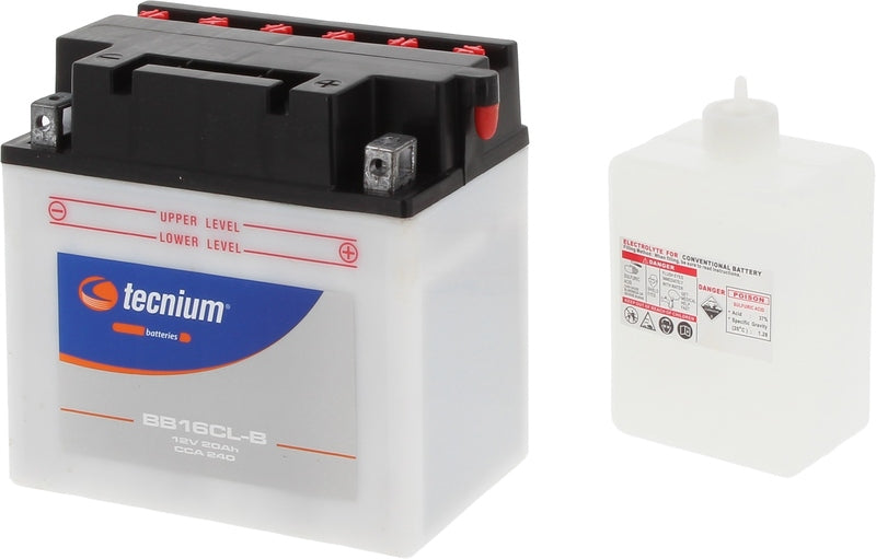 TECNIUM Battery Conventional with Acid Pack - BB16CL-B