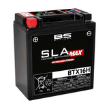 BS BATTERY SLA Max Battery Maintenance Free Factory Activated - BTX16H