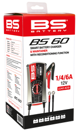 BS BATTERY BS60 Pro-Smart Battery Charger  - 12V 1/4/6A