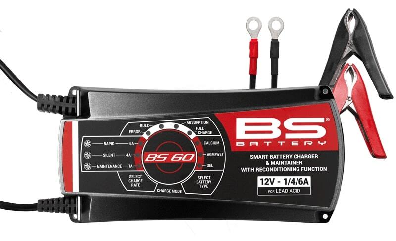 BS BATTERY BS60 Pro-Smart Battery Charger  - 12V 1/4/6A