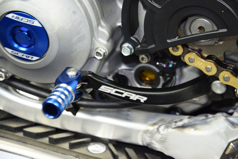 SCAR Gear Shift Lever Black/Blue Endpiece