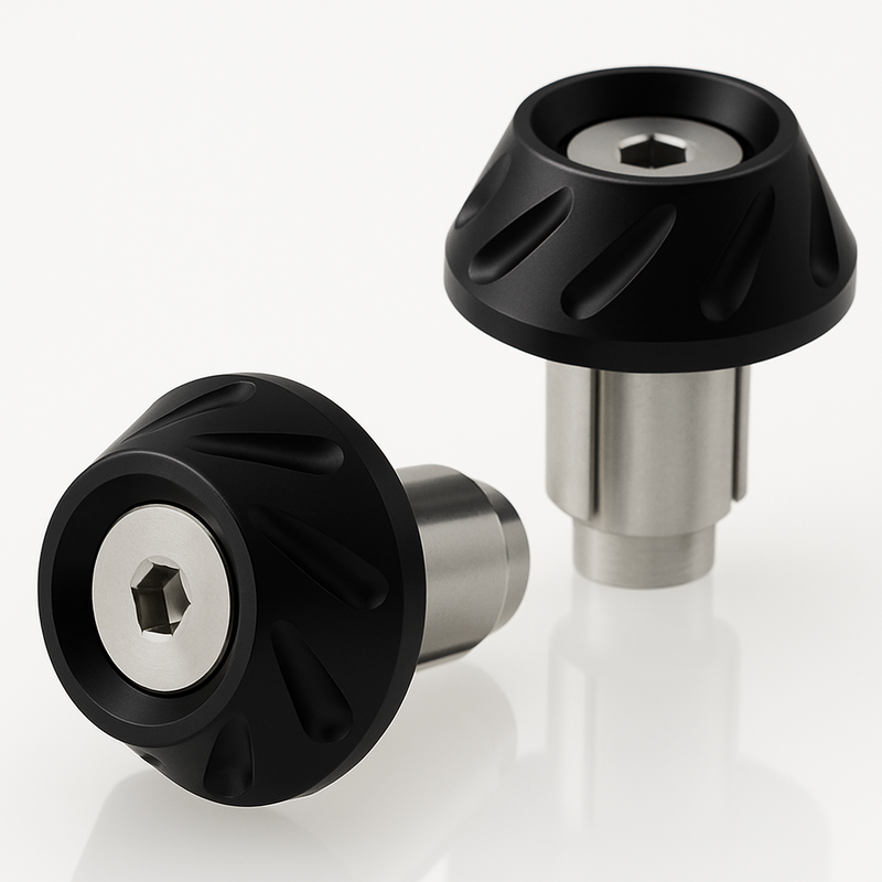 BIHR Next Bar Ends Ø14-17mm Black
