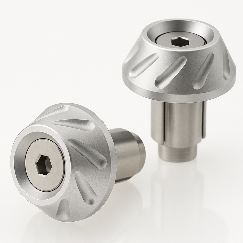 BIHR Next Bar Ends Ø14-17mm Silver
