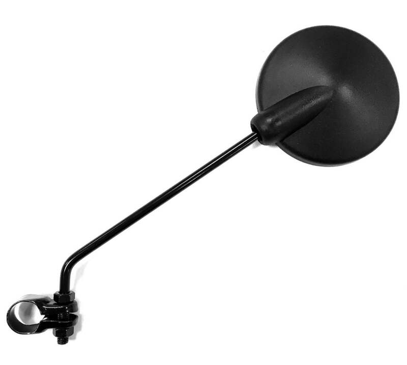 V PARTS Mirror With Collar Universal 108mm - Black (1pc)
