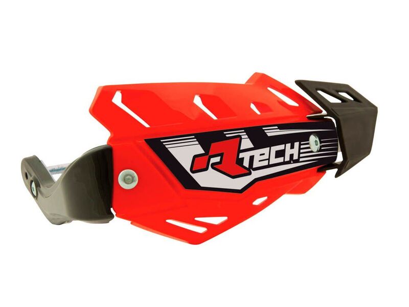 RACETECH FLX Quad Handguards With Mounting-Kit Red