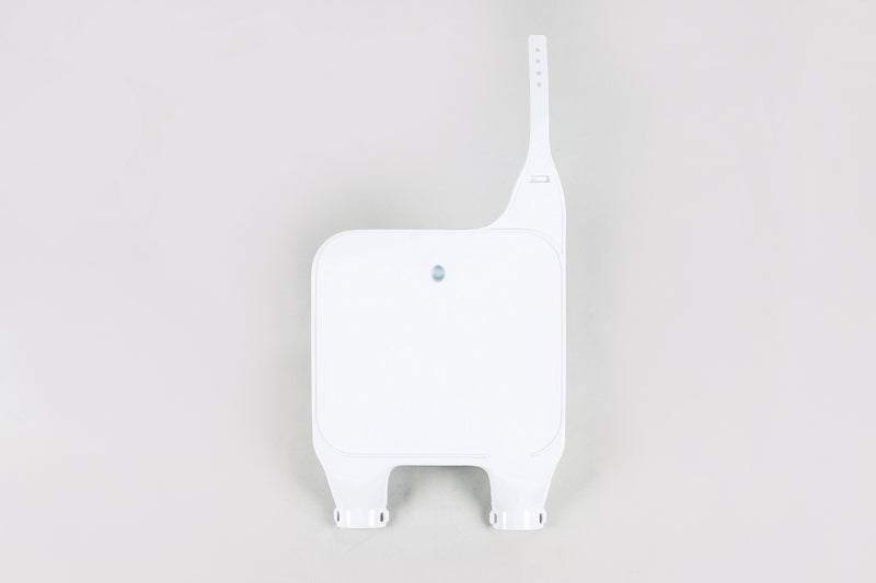 UFO Front Number Plate White Honda CR125R/250R/500R