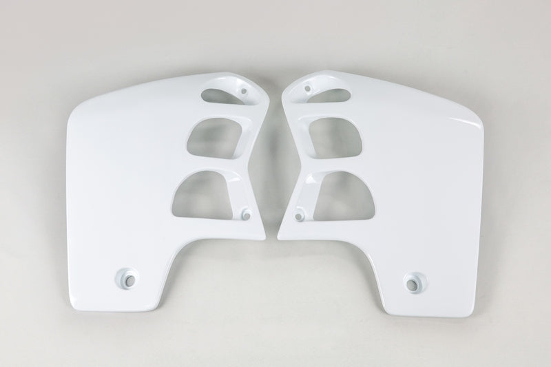 UFO Radiator Covers White Honda CR500R