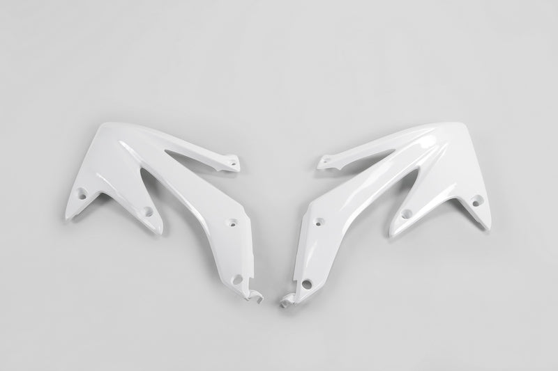 UFO Radiator Covers White Honda CRF450R