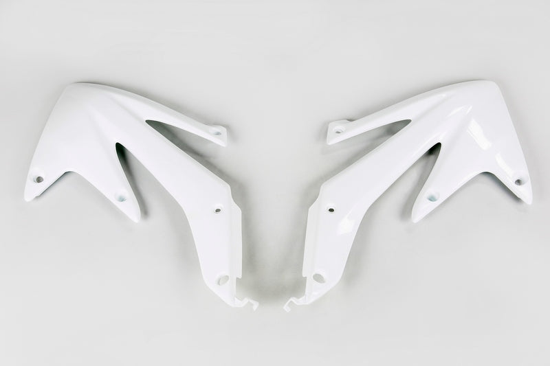 UFO Radiator Covers White Honda CRF450X