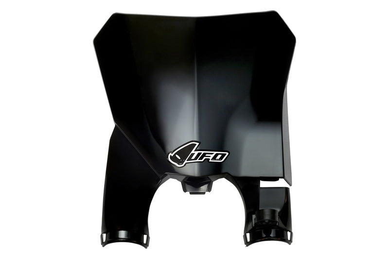 UFO Stadium Front Number Plate Black Honda CRF450R/RX