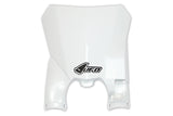 UFO Stadium Front Number Plate White Honda CRF450R/RX