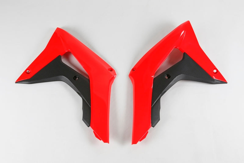 UFO Radiator Covers OEM Color 2017 Red/Black Honda CRF450R