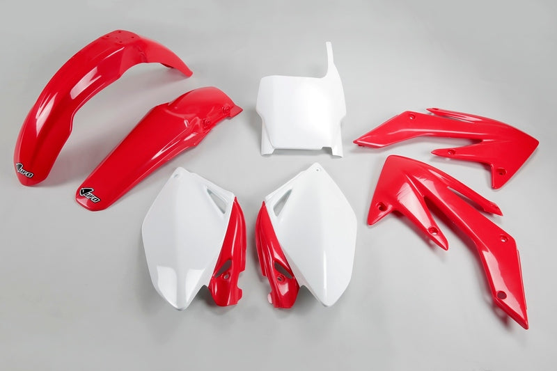 UFO Plastic Kit OEM Color Red/White Honda CRF250R