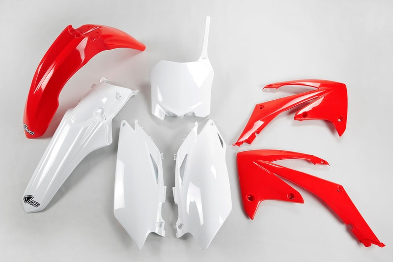 UFO Plastic Kit OEM Color Red/White Honda CRF250R/450R