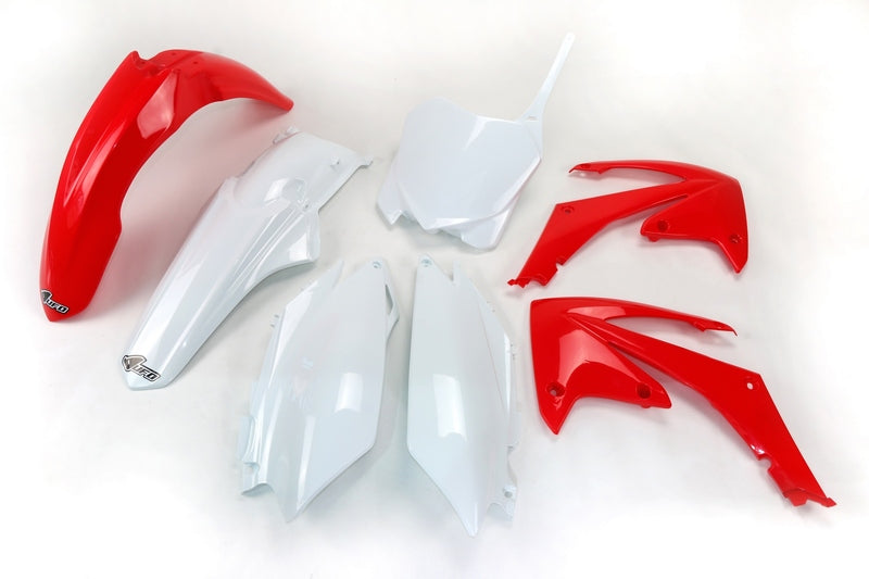 UFO Plastic Kit OEM Color Red/White Honda CRF250R/450R