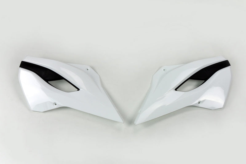 UFO Radiator Covers White Husqvarna