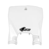UFO Stadium Front Number Plate White Husqvarna