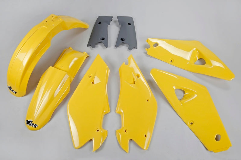 UFO Plastic Kit OEM Color Yellow/Grey Husqvarna CR125/250