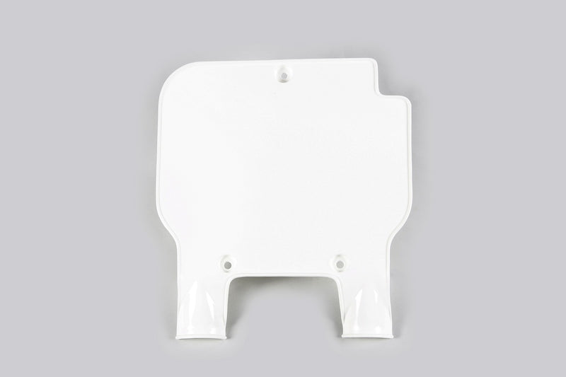 UFO Front Number Plate White Kawasaki