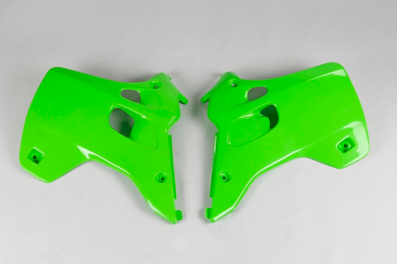 UFO Radiator Covers Green Kawasaki KX125/250