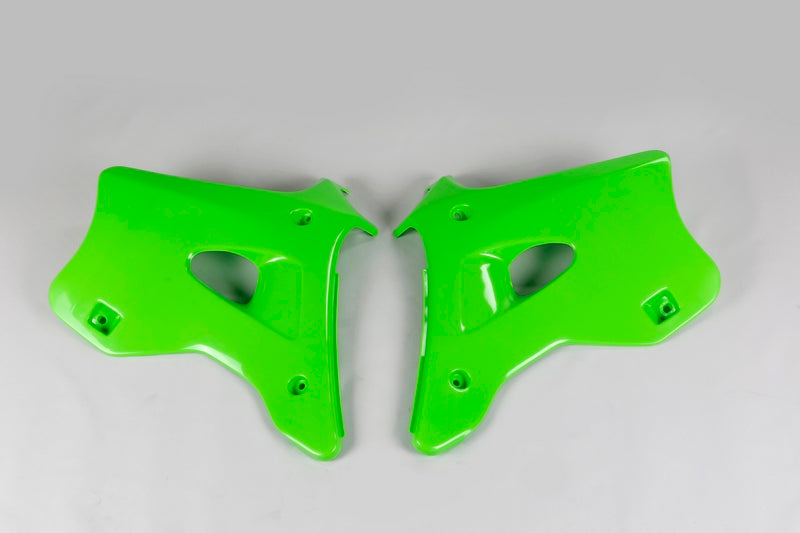 UFO Radiator Covers Green Kawasaki KX125/250