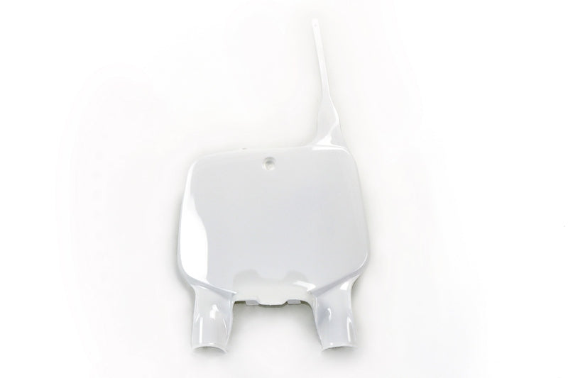 UFO Front Number Plate White Kawasaki