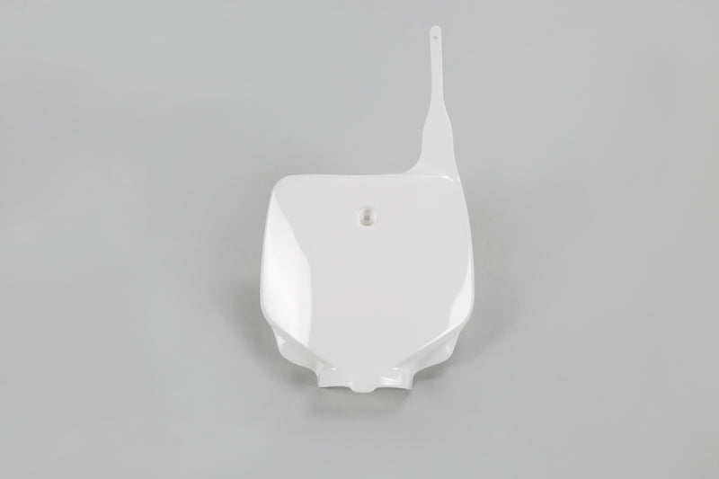 UFO Front Number Plate White Kawasaki