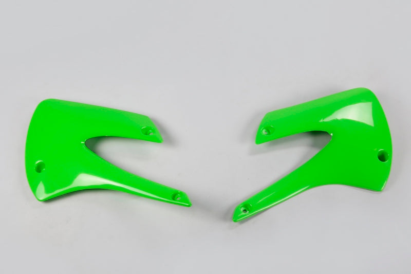 UFO Radiator Covers Green Kawasaki KX85/80