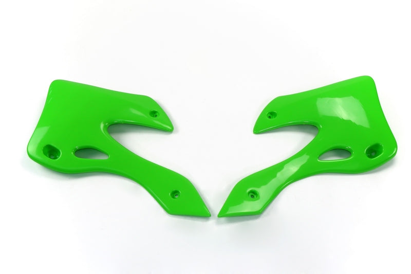 UFO Radiator Covers Green Kawasaki KX125/250