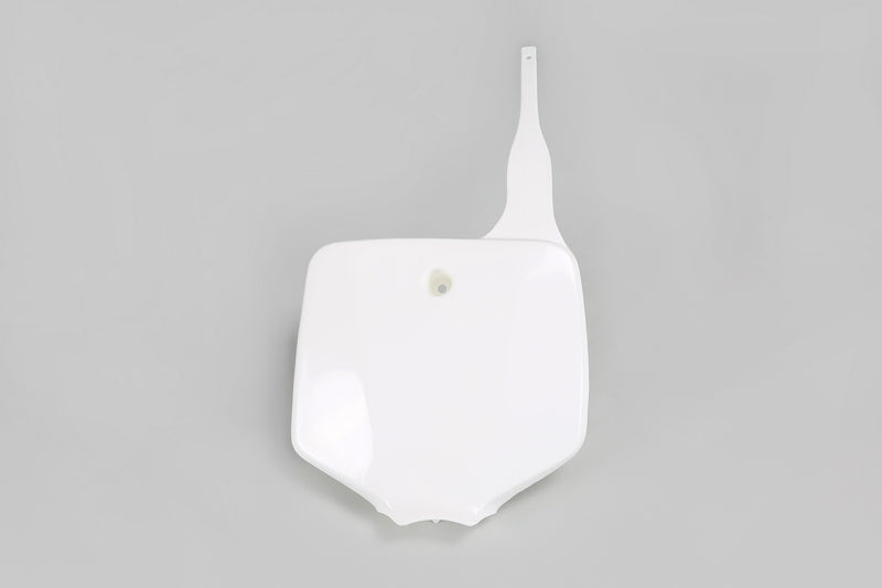 UFO Front Number Plate White Kawasaki