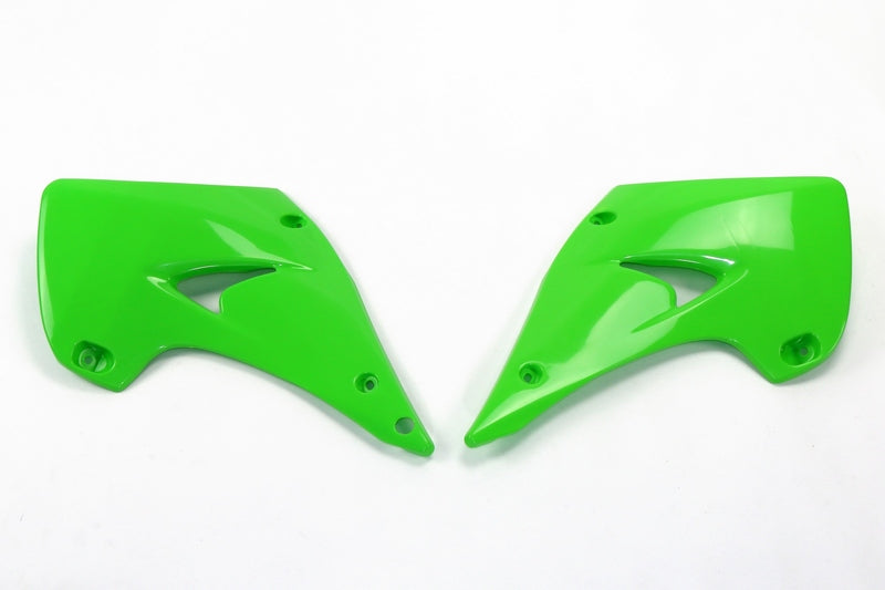 UFO Radiator Covers Green Kawasaki KX125/250