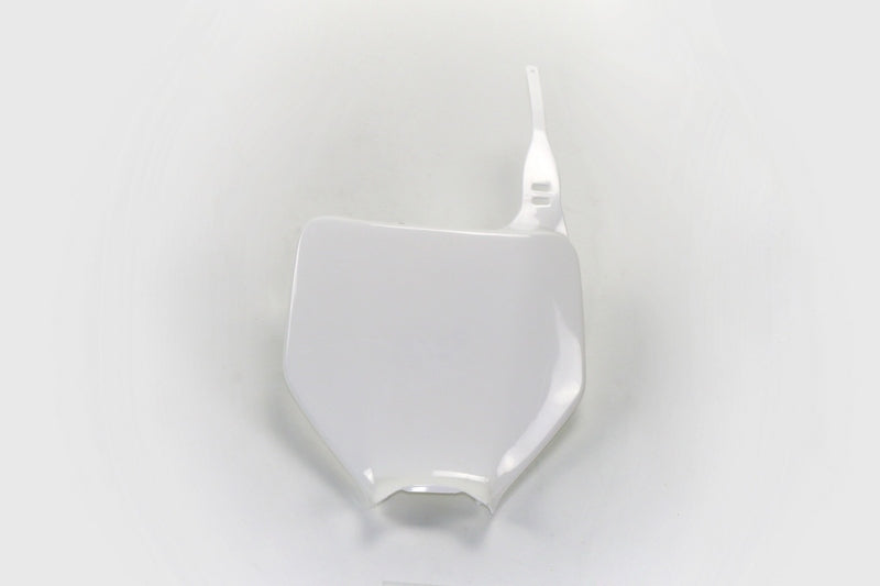 UFO Front Number Plate White Kawasaki KX125/250