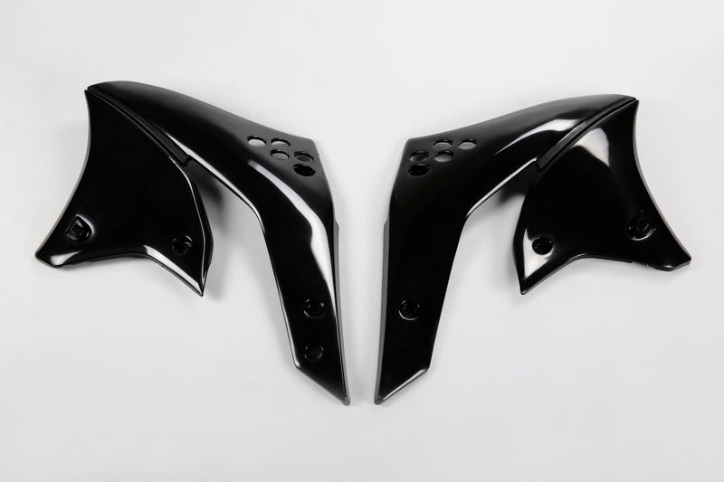 UFO Radiator Covers Black Kawasaki KX250F