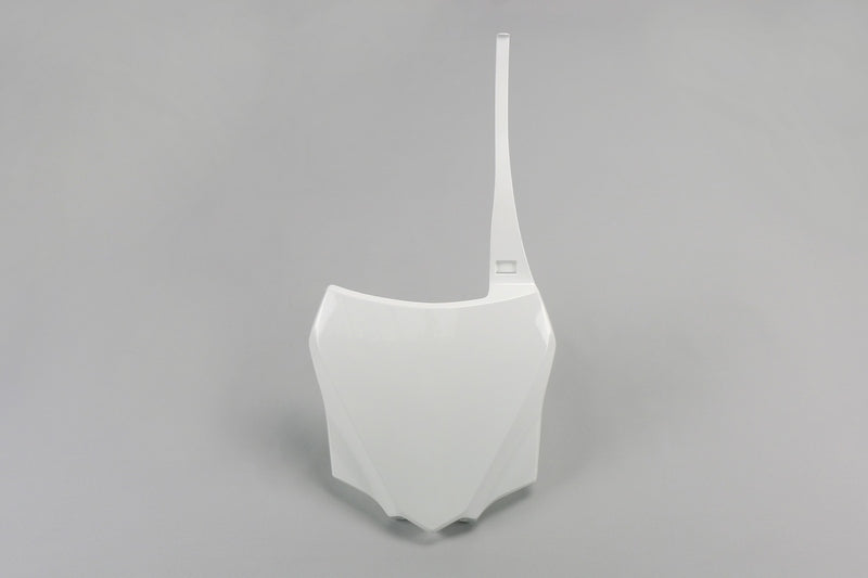 UFO Front Number Plate White Kawasaki KX85