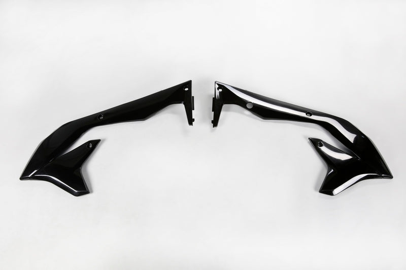 UFO Radiator Covers Black Kawasaki KX450F