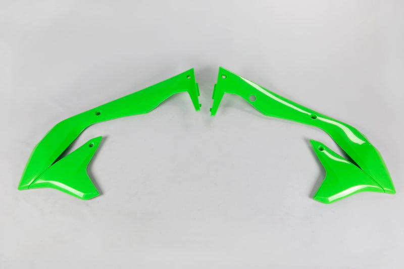 UFO Radiator Covers Green Kawasaki KX450F