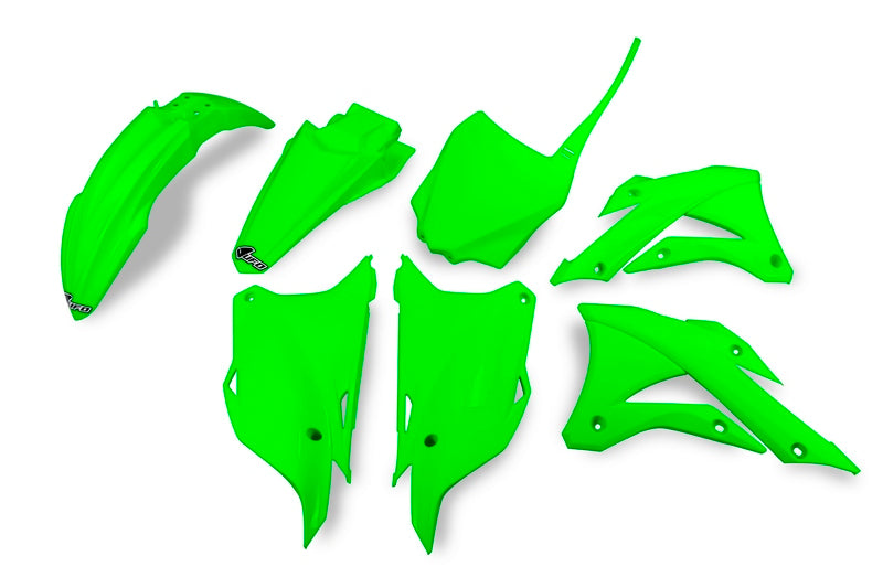 UFO Plastic Kit Neon Green KX85